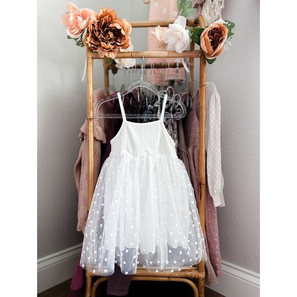 Heart In The Clouds Babydoll Mesh Tulle Tutu Dress 3T - Picture 1 of 3